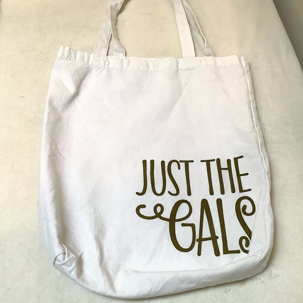 Just the Gals SHOPPING BAG white